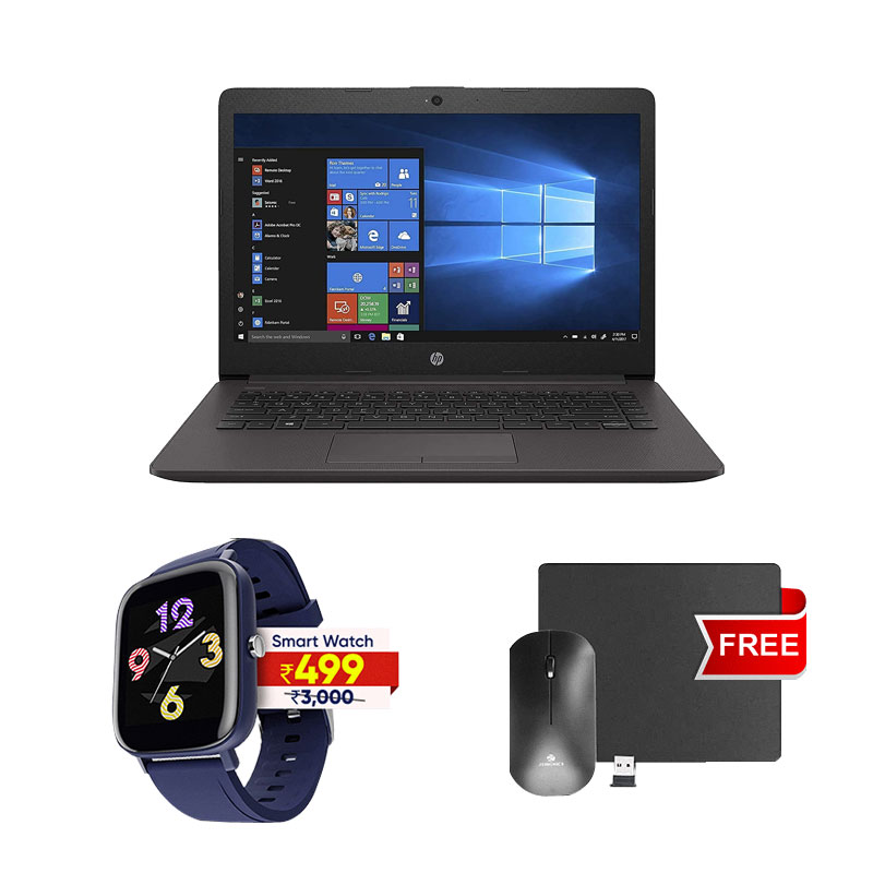 Picture of HP Laptop 247 G8 67U77PA AMD Athlon P-3045B 8GB DDR4 RAM 1TB HDD Windows 11 Home 14 Inch & Wireless Mouse & Mouse Pad